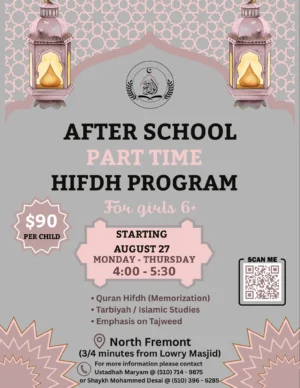 Part-Time Girls’ Hifdh Program